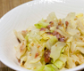 Microwaved Cabbage with tossed in Shuto