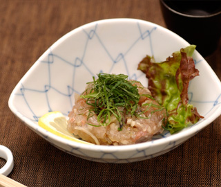 Shuto with fish arrangement
